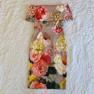 Floral Off-Shoulder Dress